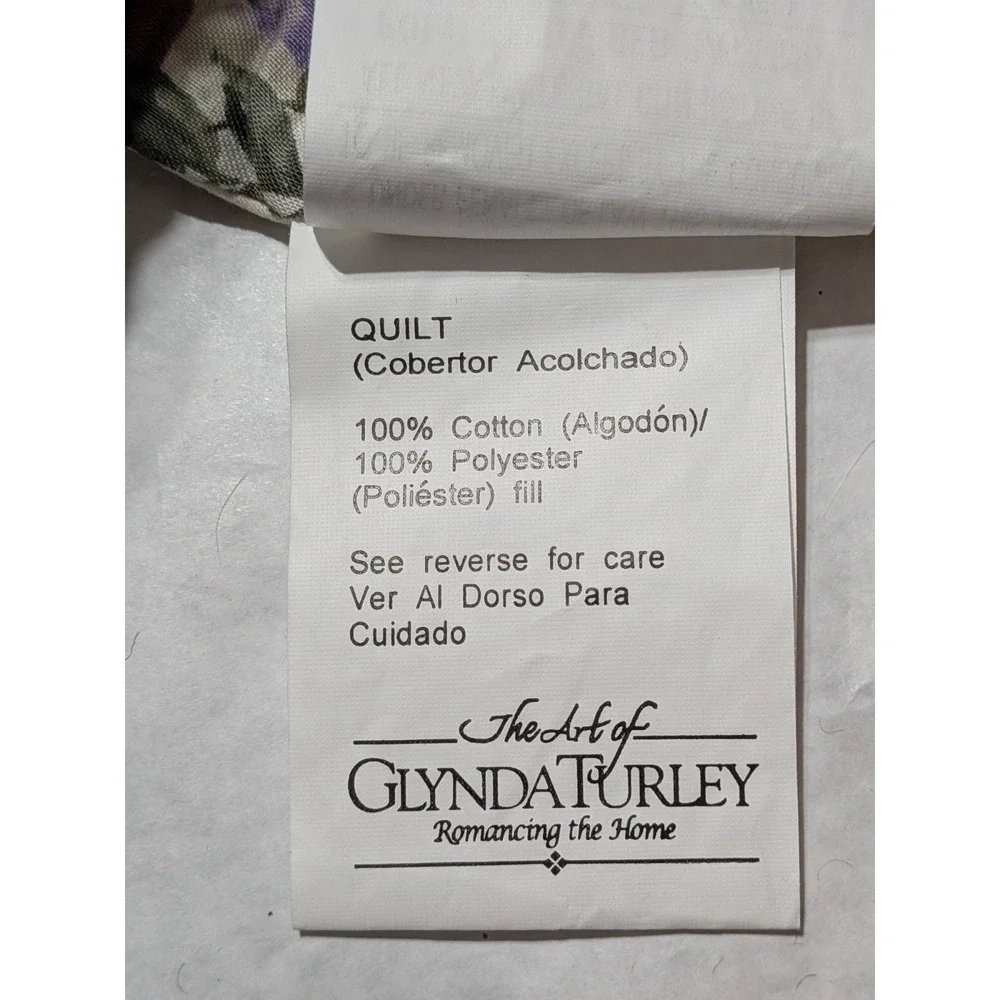 Glynda Turley Rose Rhapsody Comforter Quilt Full Size 76